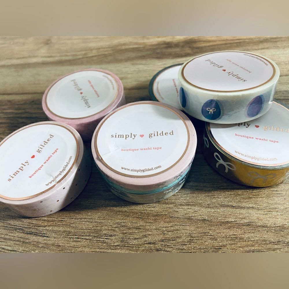 Simply gilded washi tapes 9 all new - Picture 3 of 7